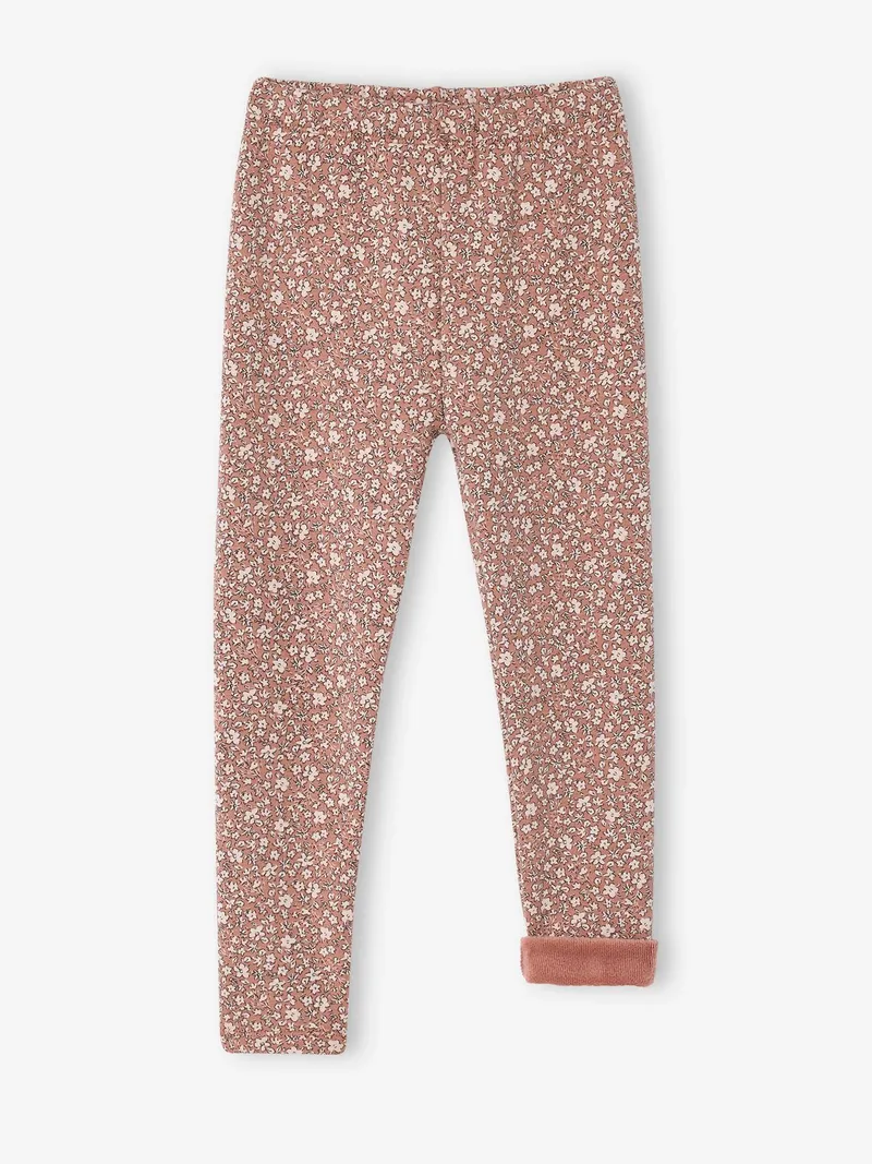 Vertbaudet Mädchen Thermo-Leggings, Rosenholz, – Produktbild 1 von 3