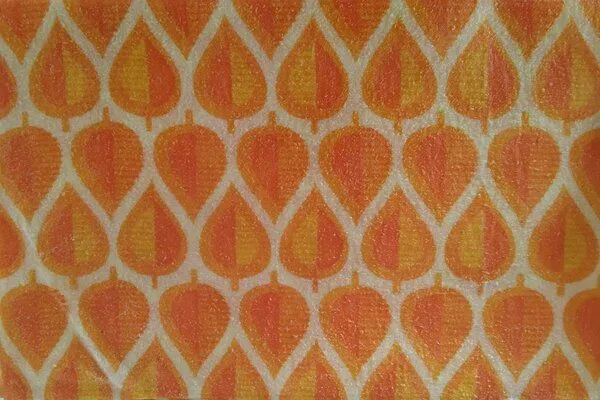 Diversity Honeys Diversity Honeys Wildes Wachs Tuch 3er Set, Retro orange, – Produktbild 3 von 3