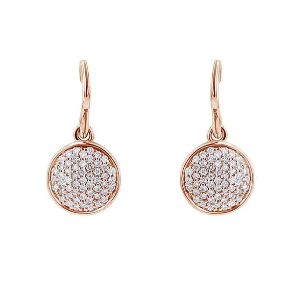 Eppi Eppi Hängeohrringe mit Lab Grown Diamanten Hallia, Rosa, – Produktbild 1 von 3