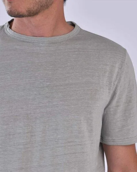 Aatise Aatise Zokka Herren T-Shirt aus 100% Leinen, Grau, – Produktbild 3 von 4