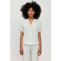 Mazine Mazine Kurzarm-Bluse, Misty jade printed, – Produktbild 1 von 1