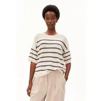 ARMEDANGELS ARMEDANGELS STRIPE Damen Strickshirt aus Leinen-Mix, Undyed-space steel, – Produktbild 1 von 2