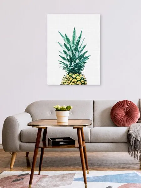 Photocircle Photocircle Poster / Leinwandbild - Pineapple No1 – Produktbild 2 von 4