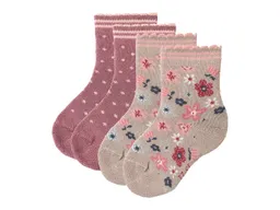 People Wear Organic People Wear Organic 2er-Pack Frottee-Socken altrosa mix Gr. 22-24 – Produktbild 1 von 1