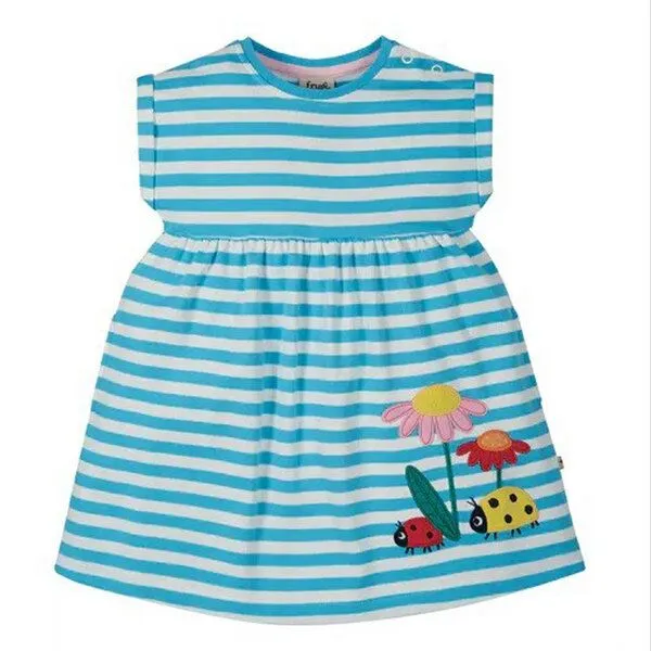 Frugi Frugi Sommerkleid Gartenliebe (Ladybird) Fliss Applique Dress – Produktbild 1 von 2
