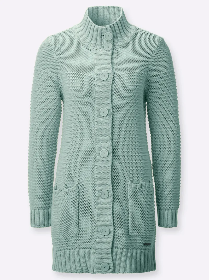 Witt Longstrickjacke, Kalkmint, – Produktbild 1 von 2