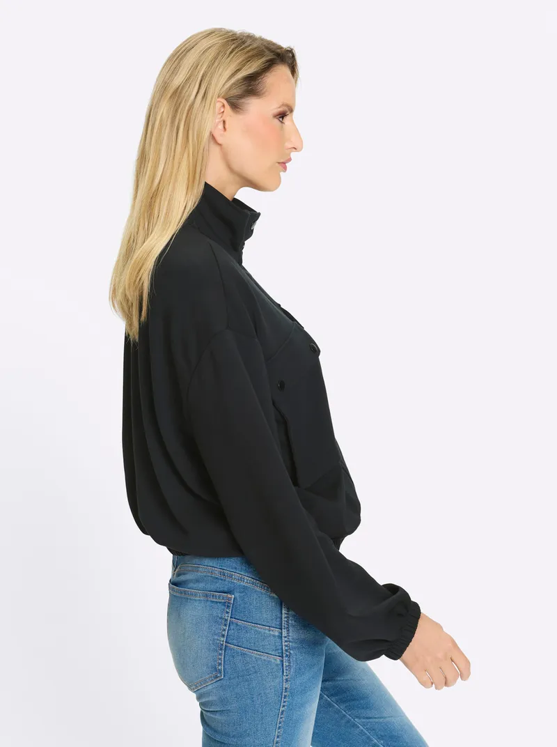 heine Sweatjacke schwarz, Schwarz, – Produktbild 2 von 2