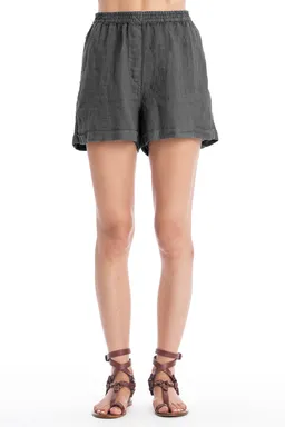 RAVENS VIEW IBIZA RAVENS VIEW IBIZA Damen vegan Kurze Hose Creta Anthrazit – Produktbild 1 von 1
