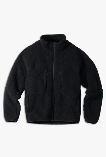 PINQPONQ pinqponq Fleece Jacket - Eternal Olive - Peat Black (Male), Schwarz, – Produktbild 2 von 4
