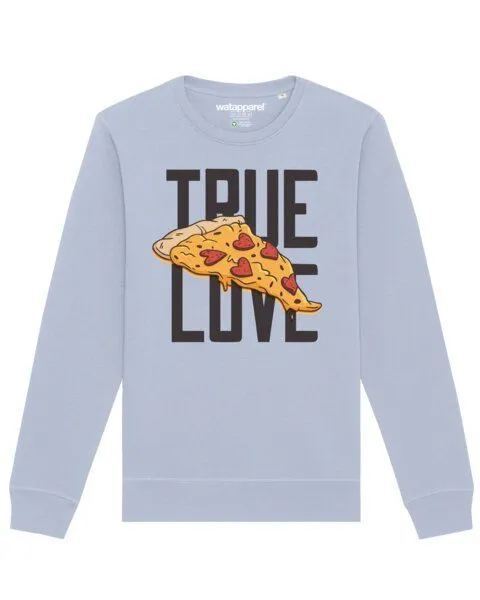 watapparel watapparel Sweatshirt Unisex True Love, Serene blue, – Produktbild 1 von 4