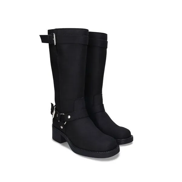 Nae Vegan Shoes Nae Vegan Shoes NAE | Ruby Veganer kniehoher Harness-Stiefel, Schwarz, – Produktbild 2 von 4
