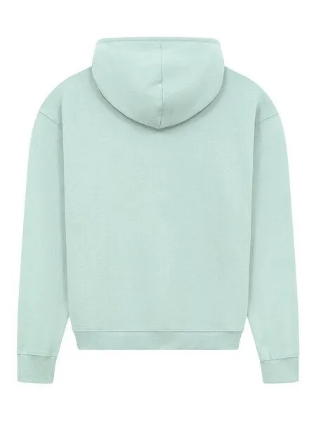 EarthPositive EarthPositive Damen Hoodie - Half Zip Suede - aus Bio-Baumwolle, Slate green (grün), – Produktbild 3 von 4