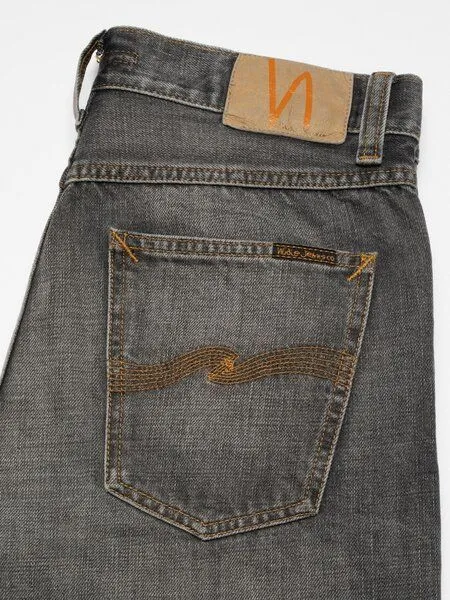 Nudie Jeans Nudie Jeans Jeans Steady Eddie II - Grey Crosshatch – Produktbild 3 von 3