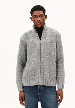 ARMEDANGELS ARMEDANGELS CABLE PATCHWORK JACKET Herren 100% Bio-Wolle – Produktbild 1 von 1