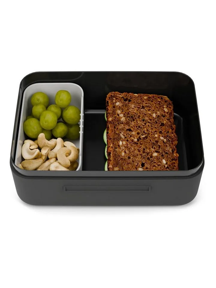 Ergobag Ergobag Lunchbox Brotdose, Kunststoff, (Brotdose, 1-tlg., 1x Brotdose), spülmaschinengeeignet bis 45 Grad, Handwäsche empfohlen, Schwarz, – Produktbild 8 von 8