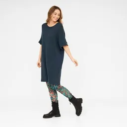 WiDDA berlin WiDDA berlin Strickkleid SNUG petrol aus recycelter Wolle – Produktbild 1 von 1