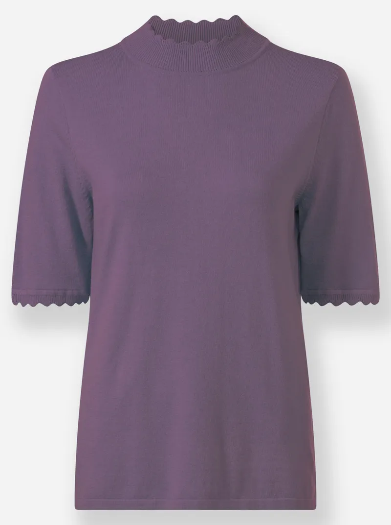 Witt Kurzarmpullover, Feige, – Produktbild 1 von 2