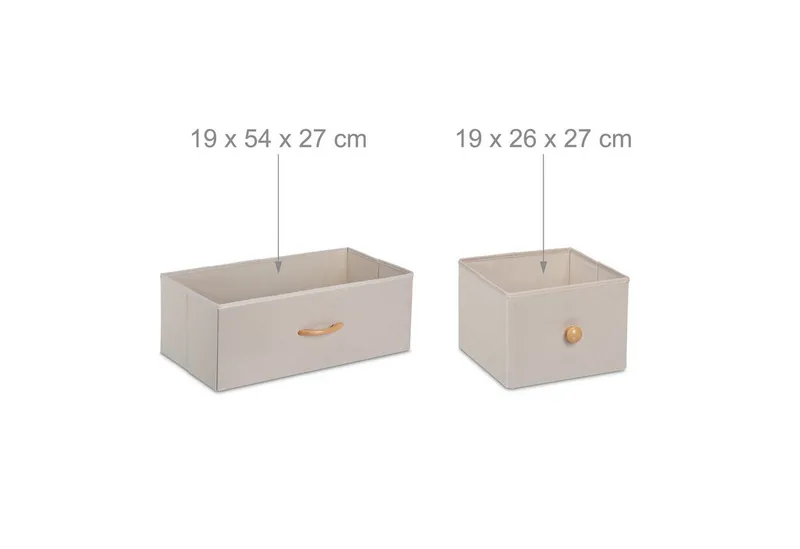 RELAXDAYS RELAXDAYS Kommode Bambus Kommode 4 Schubladen (1 St), Beige|braun, – Produktbild 5 von 5