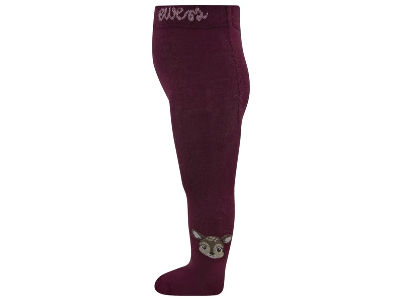 Ewers Baby- und Kinderstrumpfhose Reh beere Gr.68, Natur, rot, – Produktbild 1 von 1
