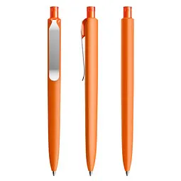 prodir prodir® Druckkugelschreiber DS8 Soft Touch PSR Push, blaue Mine, orange, Orange, – Produktbild 1 von 1