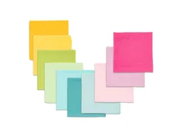 HANS NATUR Spieltücher im 10er Set, 115 x 105 cm pastell – Produktbild 1 von 1