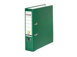 Falken 20 Falken Ordner "Vegan", mit Einsteckschild, 230 g/m², DIN A4, RB 80 mm, grün – Produktbild 1 von 1