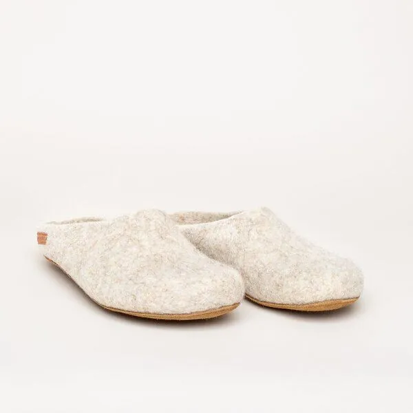 Magicfelt Magicfelt Filz-Hausschuh 713 aus 100% seltenen Wollen Pantoffel für Damen & Herren, Coburger fuchsschaf, – Produktbild 1 von 4