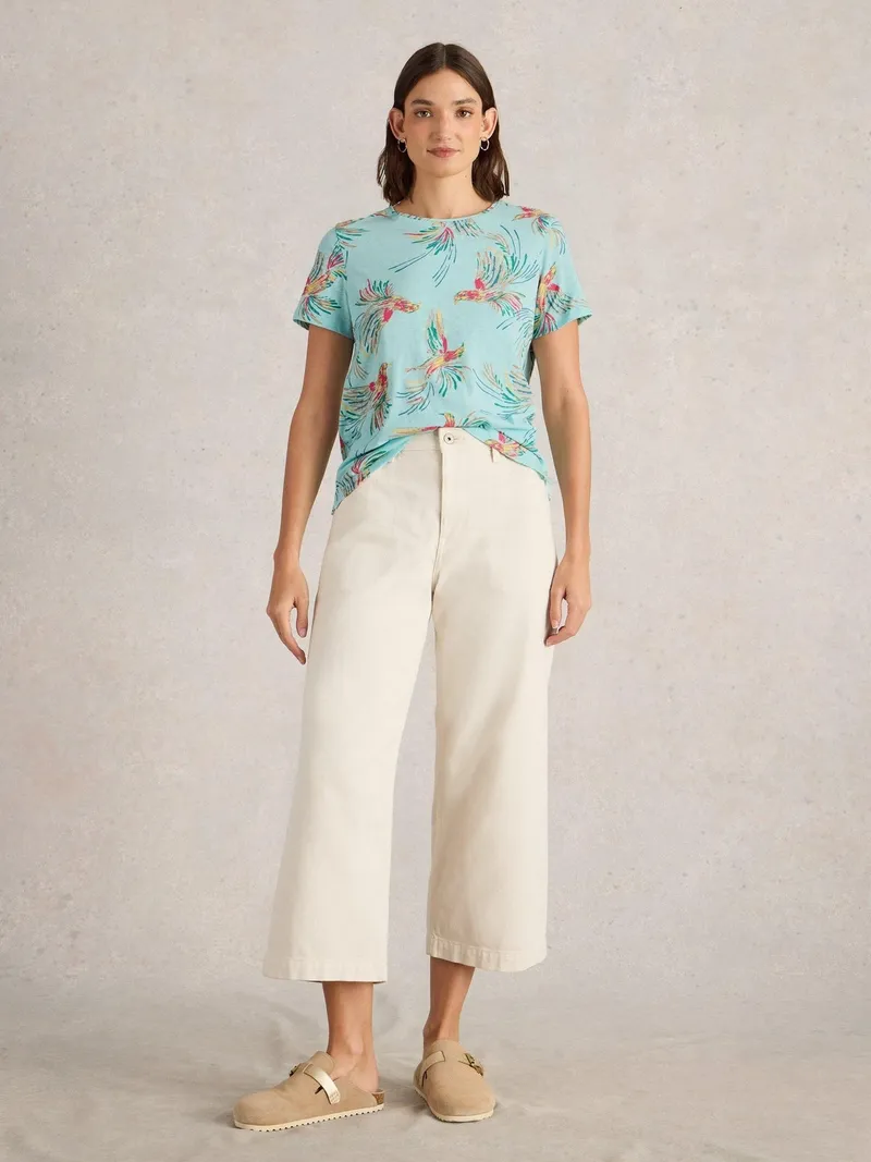 White Stuff T-Shirt Abbie - 48/R, Blau print, – Produktbild 2 von 4