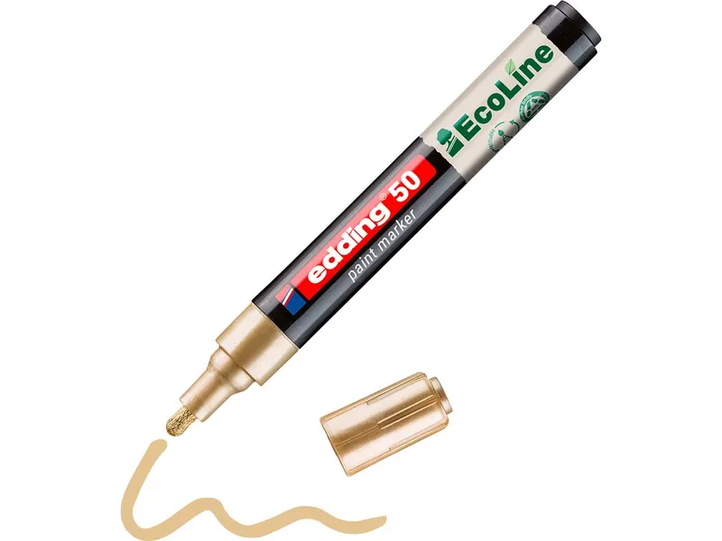 Edding Edding Lackmarker "50 EcoLine" wasserbasiert, Gold, – Produktbild 1 von 1