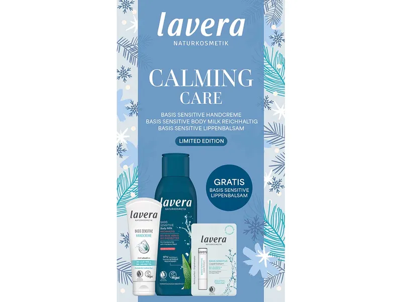 lavera lavera Geschenkset "Calming Care" mit Handcreme, Body Milk und Lippenbalsam – Produktbild 1 von 1
