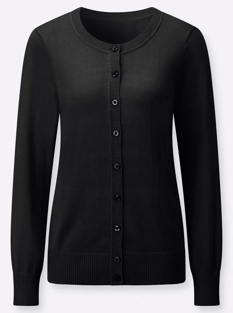 Witt Cardigan, Schwarz, – Produktbild 1 von 2