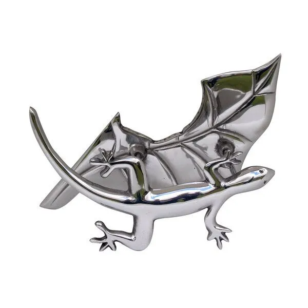 Mitienda Shop Mitienda Shop Weinflaschenhalter aus Zinn "Iguana" – Produktbild 1 von 3