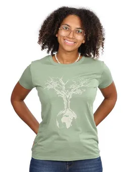 Life-Tree Life-Tree Fairwear Bambus Shirt Women Weltenbaum – Produktbild 1 von 1