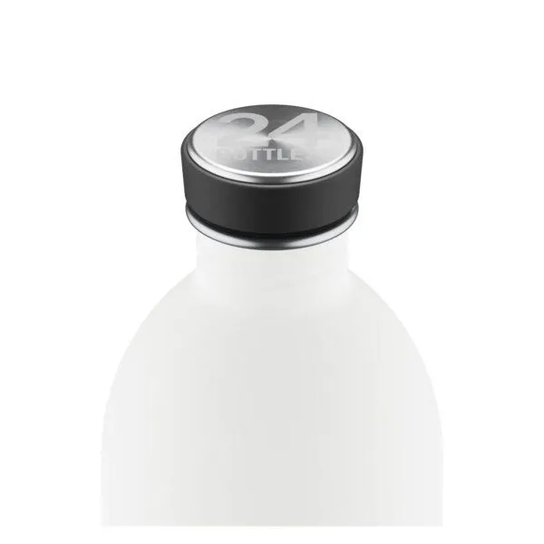 24bottles 24bottles 1l Edelstahl Trinkflasche, Weiß, – Produktbild 2 von 2