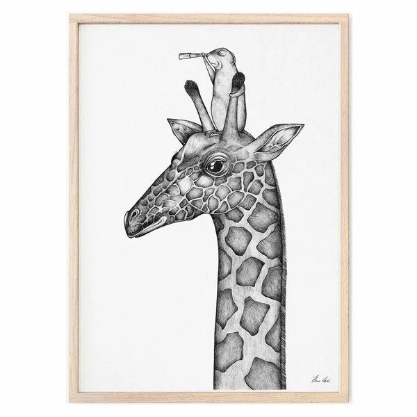 LIGARTI Kunstdruck »Gute Aussicht« von LIGARTI | A4, A3 oder A2 | Wandbild | Poster | Kunst – Produktbild 1 von 3