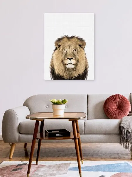 Photocircle Photocircle Poster / Leinwandbild - Lion – Produktbild 2 von 4
