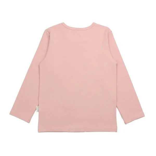 Walkiddy Walkiddy Kinder Langarmshirt GOTS zertifiziert, Bio-Baumwolle, rosa, „Wind’s Path“, Hirschmotiv, weich, Rosa, – Produktbild 3 von 3