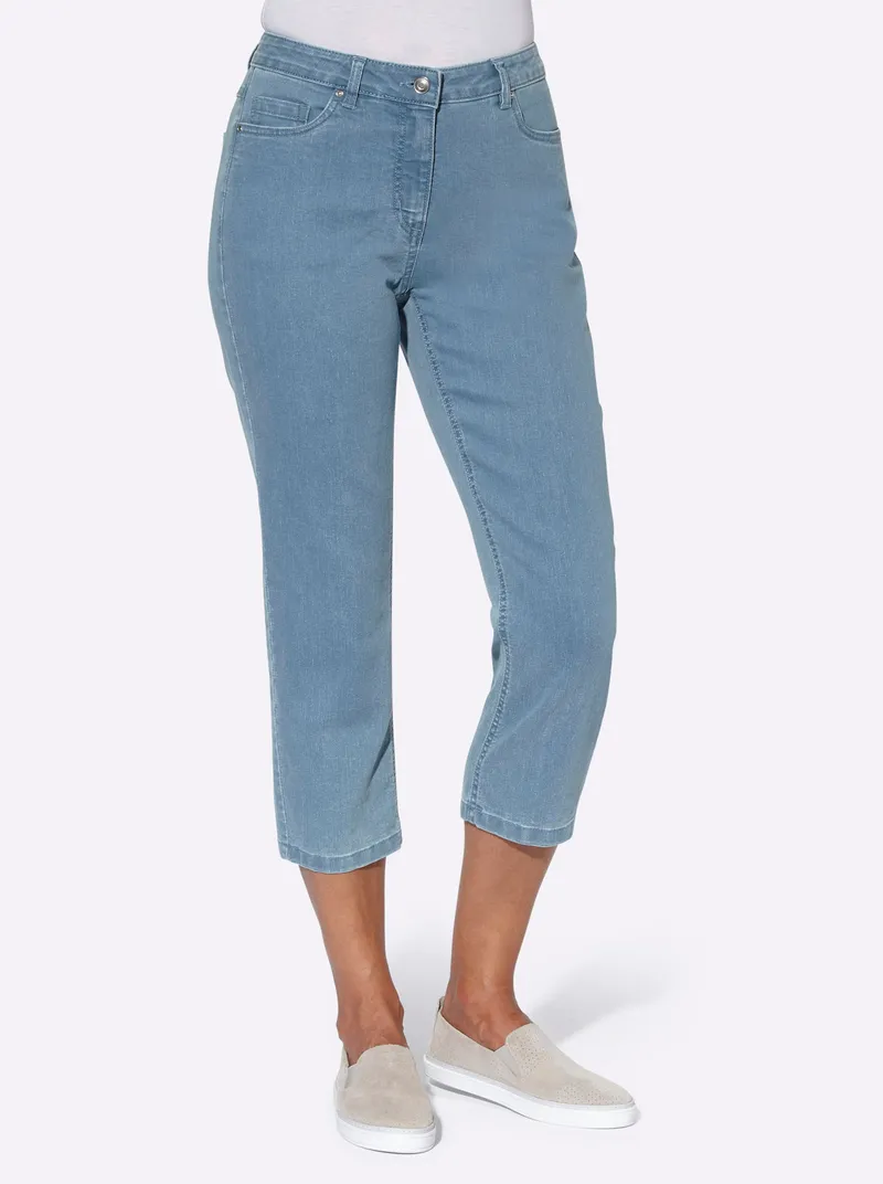 Witt 3/4-Jeans blue-bleached, Blue-bleached, – Produktbild 2 von 3