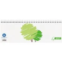 BRUNNEN Glocken Tischkalender "Querterminbuch" 2027 aus Recyclingpapier (1 Woche - 2 Seiten) – Produktbild 1 von 1