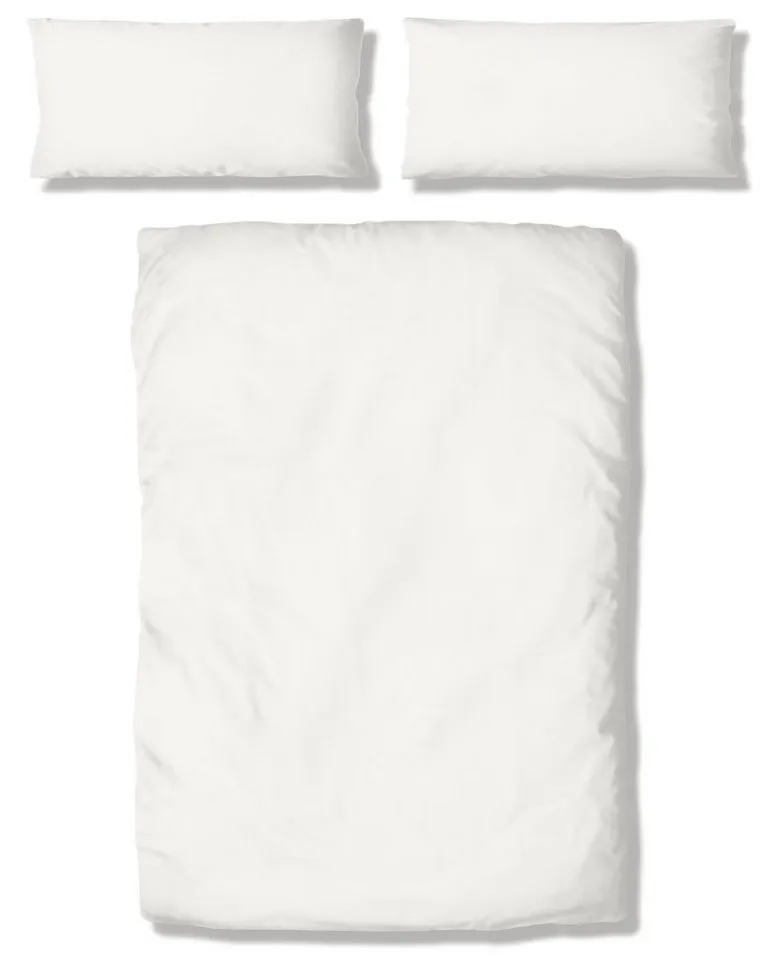 OTTO home Bettwäsche Desner 100% Microfaser, extra weich, allergikerfreundlich, Microfaser, 2 teilig, Premium Qualität, uni, schnell trocknend, pflegeleicht, ab 135x200 cm, Weiß, – Produktbild 6 von 6