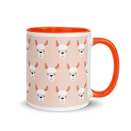 PepMelon PepMelon Lama Tasse mit Farbe innen, Be Llamazing, lustige Lama Weihnachtstasse – Produktbild 1 von 1