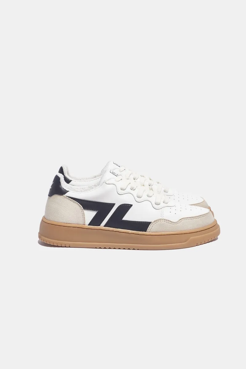 Zèta Zèta Herren vegan Sneaker Bêta B2 Schwarz, Beige, – Produktbild 1 von 2