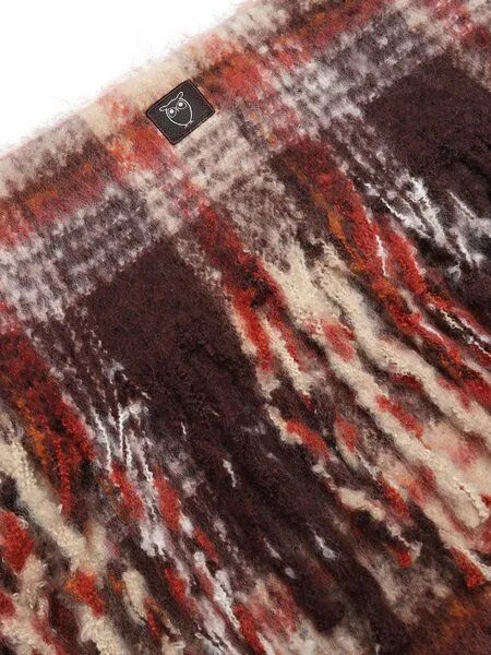 KnowledgeCotton Apparel KnowledgeCotton Apparel Karierter Schal, Brown check, – Produktbild 4 von 4