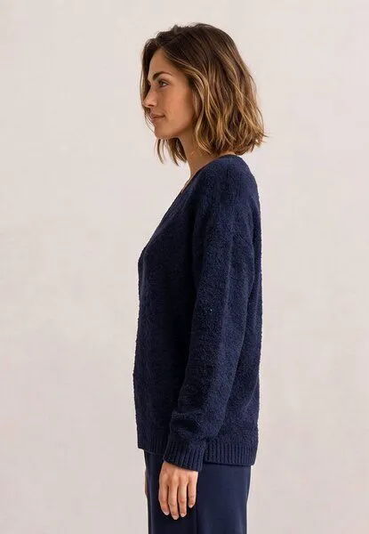 LANA Organic LANA Organic Wollpullover, Modell Jana, Marine, – Produktbild 3 von 4