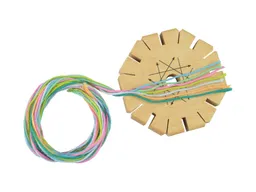 PEBARO Knüpfblüte-Set aus Holz inkl. Knüpfgarn – Produktbild 1 von 1