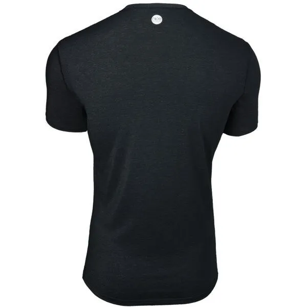 nice to meet me nice to meet me Kurzarmshirt CORE T, Black melange, – Produktbild 3 von 8