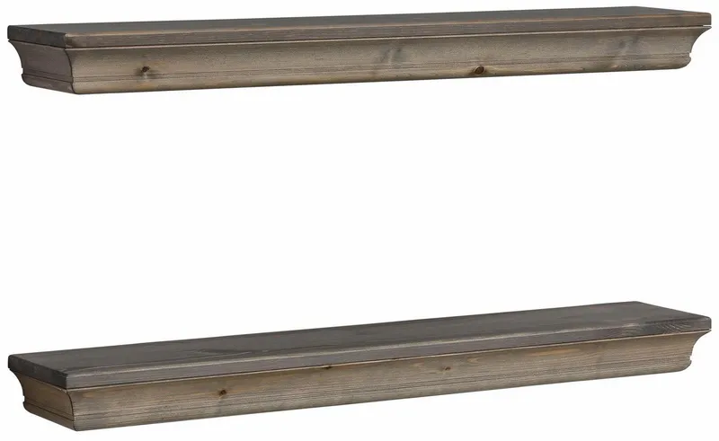 OTTO home Wandregal Vinales, Regal, Wandboard, im 2er Set, aus massiver Kiefer, FSC®, Weiß, – Produktbild 4 von 5