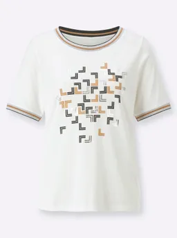Witt Rundhalsshirt ecru-bedruckt – Produktbild 1 von 1