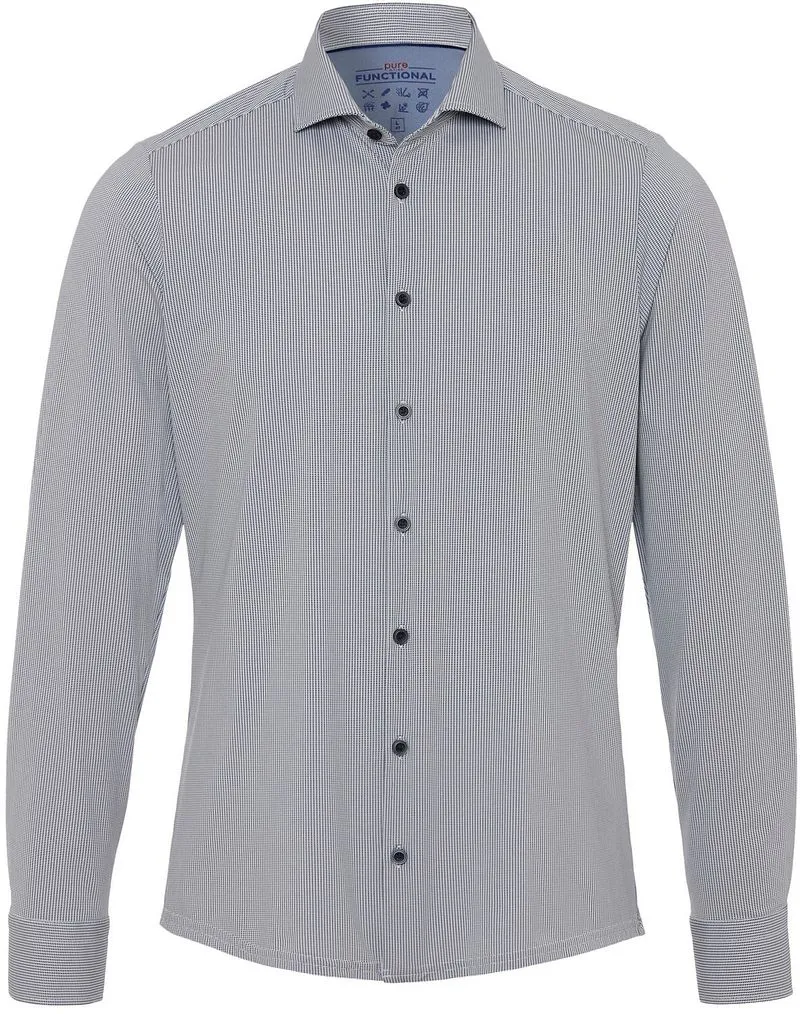 Pure Pure Das Funktionsshirt Muster Dunkelblau - Größe 38 (S), Dunkelblau, – Produktbild 1 von 1