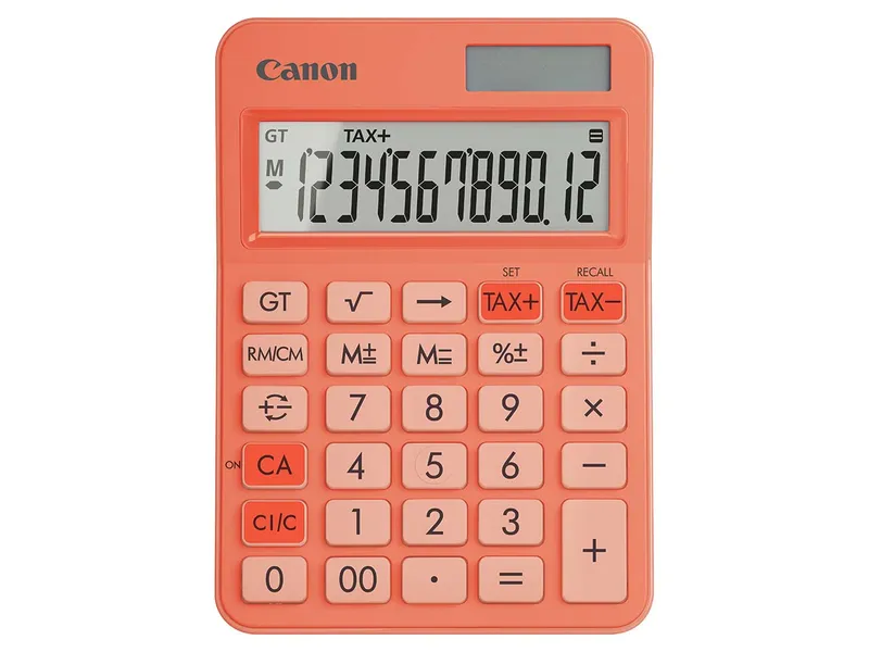 Canon Canon Tischrechner "LS-125KB OR" 12 Stellen, pastellorange – Produktbild 2 von 3